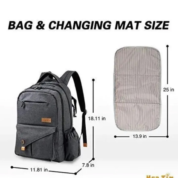 Hap Tim Multi-function Large Baby Diaper Bag - Picture 6 of 8